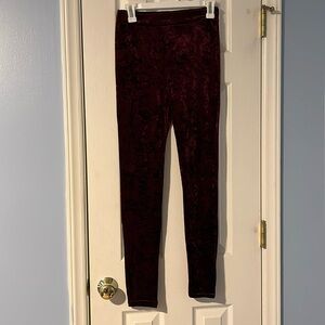 Velvet leggings